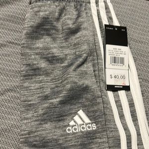 Boys adidas Sz 8 joggers BNWTs!  3 stripe pant elastic at ankle